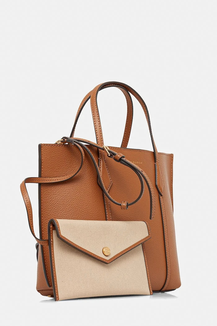 Кожена чанта Tory Burch Perry