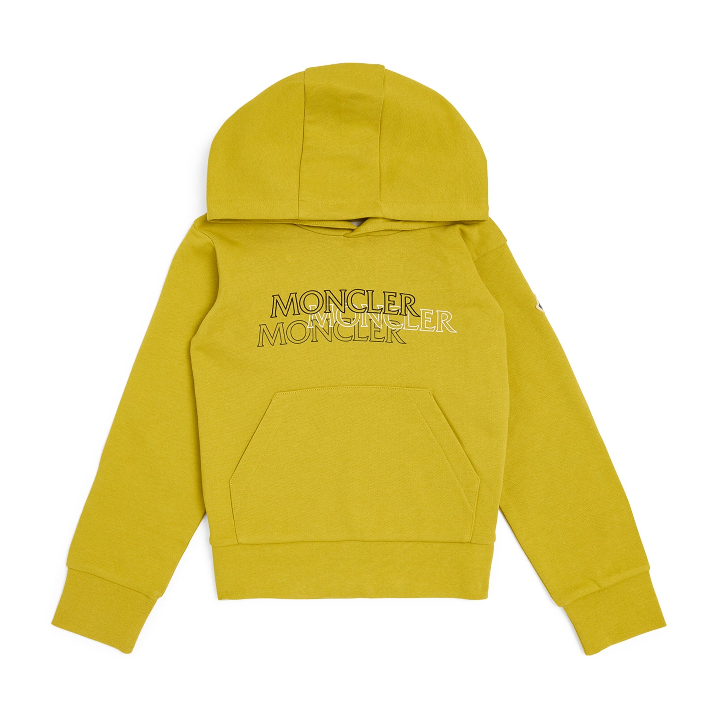 Moncler Enfant Cotton Triple Logo Hoodie (8-10 Years)