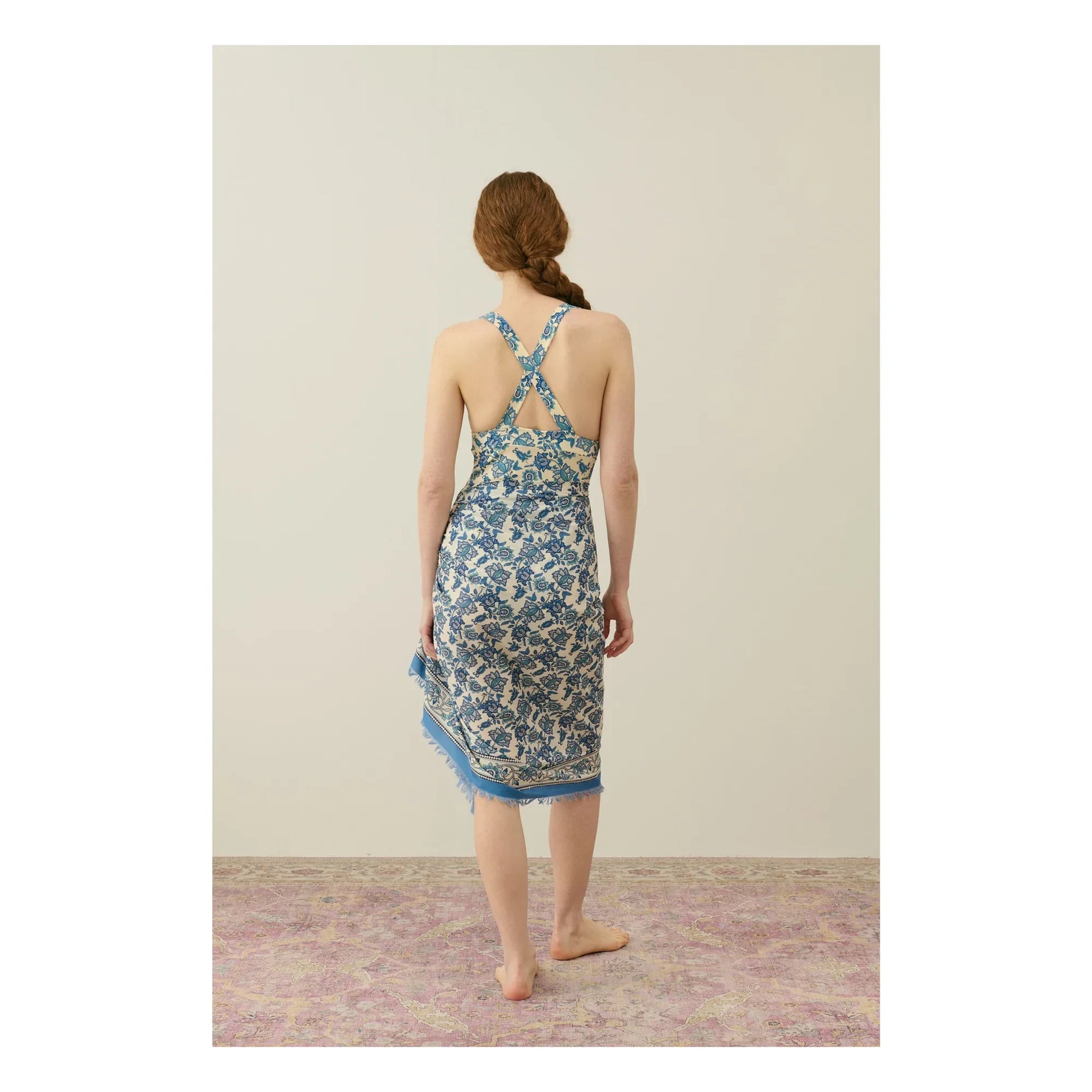 Louise Misha - Playa Scarf - Women's Collection | Blue