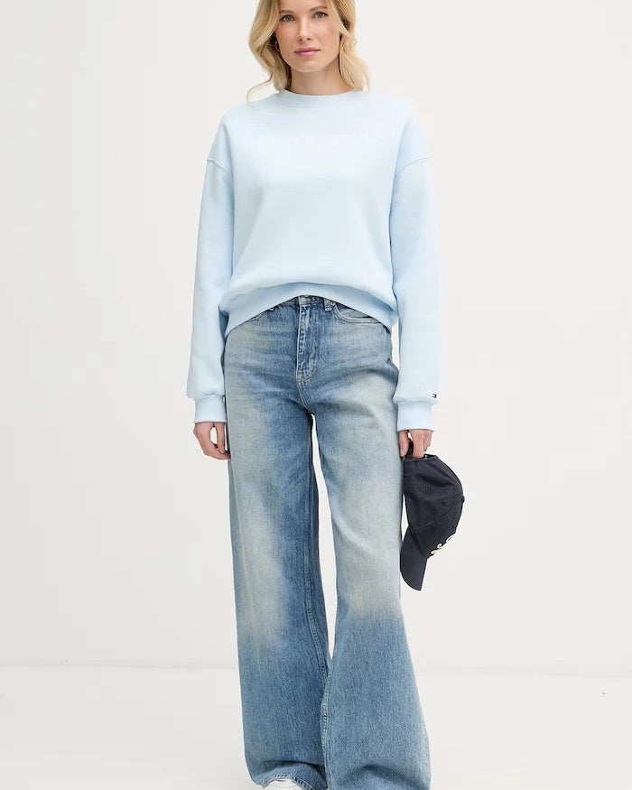 Tommy Hilfiger kadın pamuklu sweatshirt