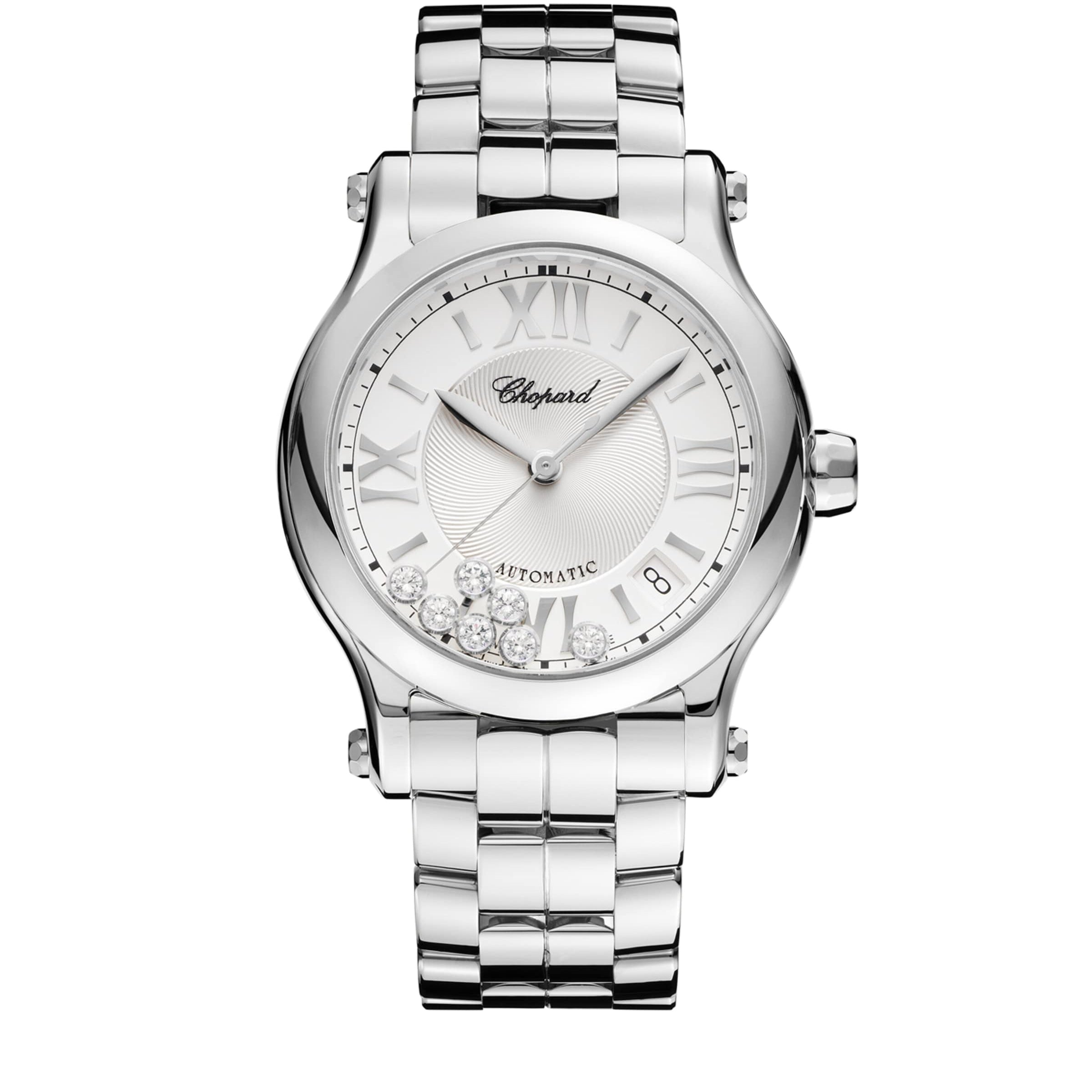 Stainless Steel Happy Sport Automatic Watch 36mm