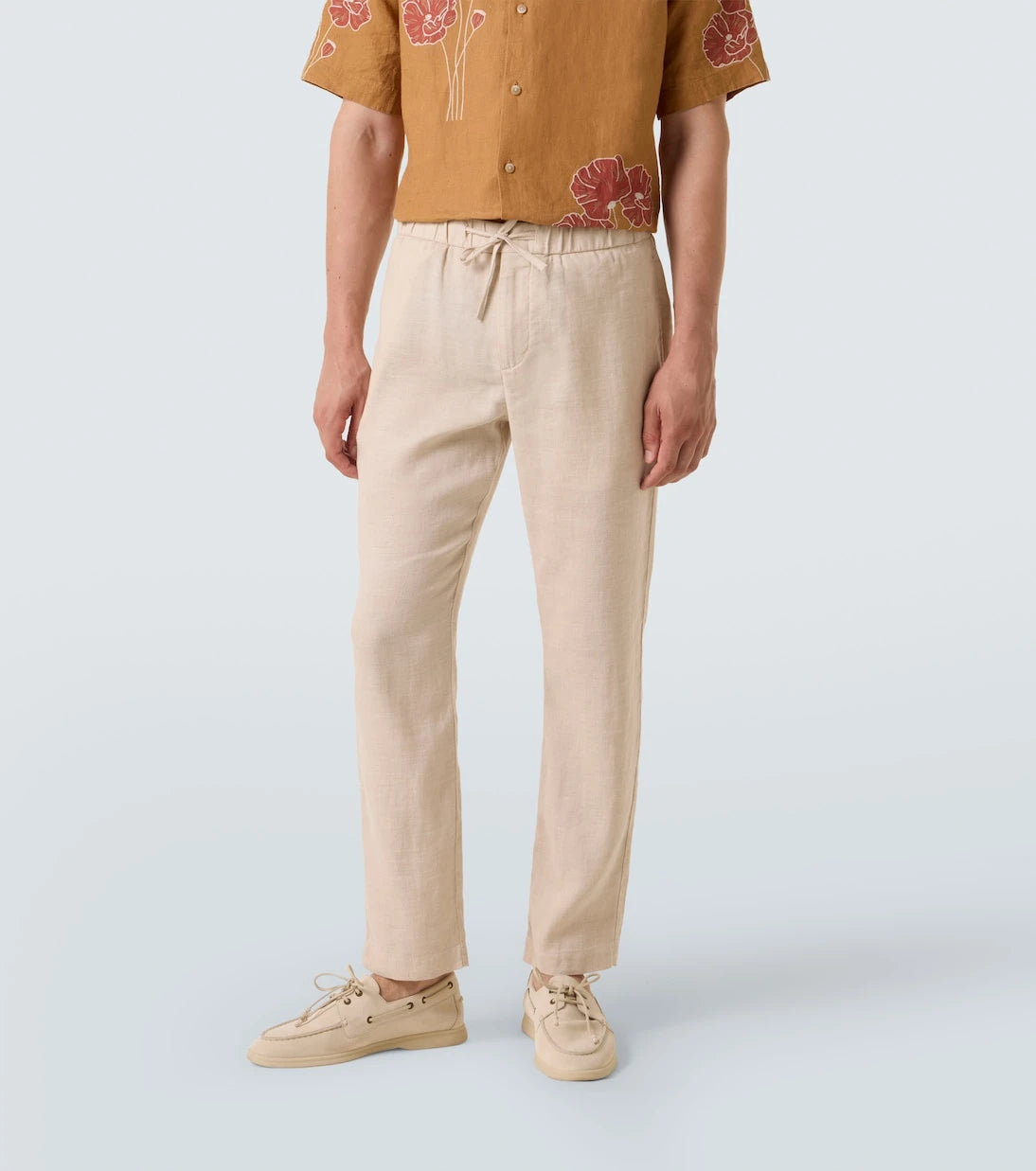 Frescobol Carioca - Oscar linen and cotton straight pants