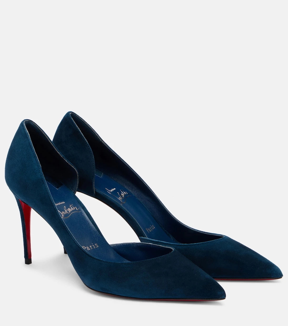 Christian Louboutin - Iriza 85 suede d'Orsay pumps