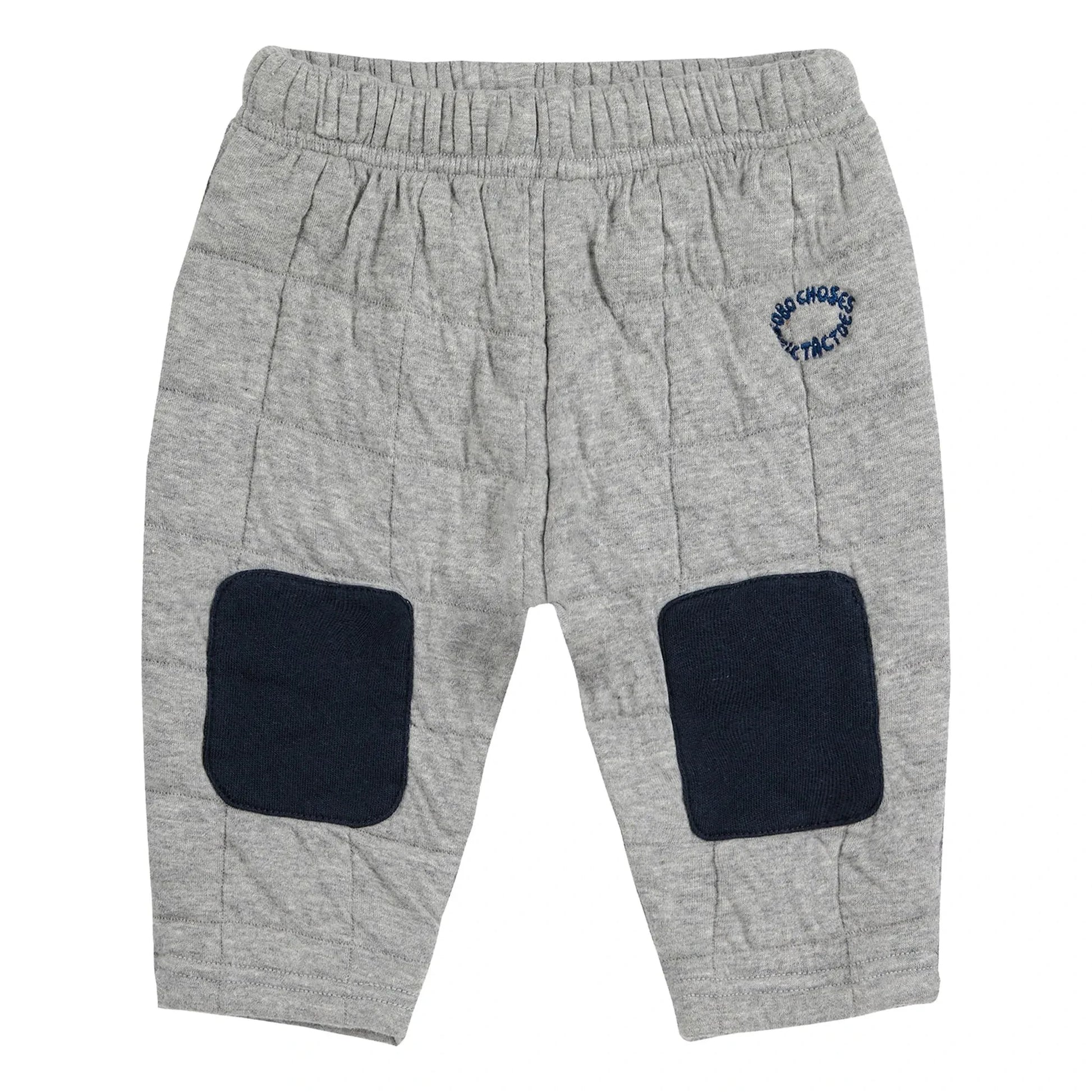 Bobo Choses - Quilted jogger | Heather grey