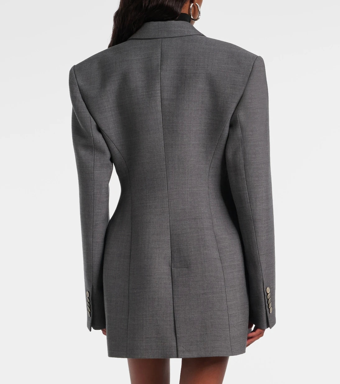 Wardrobe.NYC - Peplum virgin wool blazer