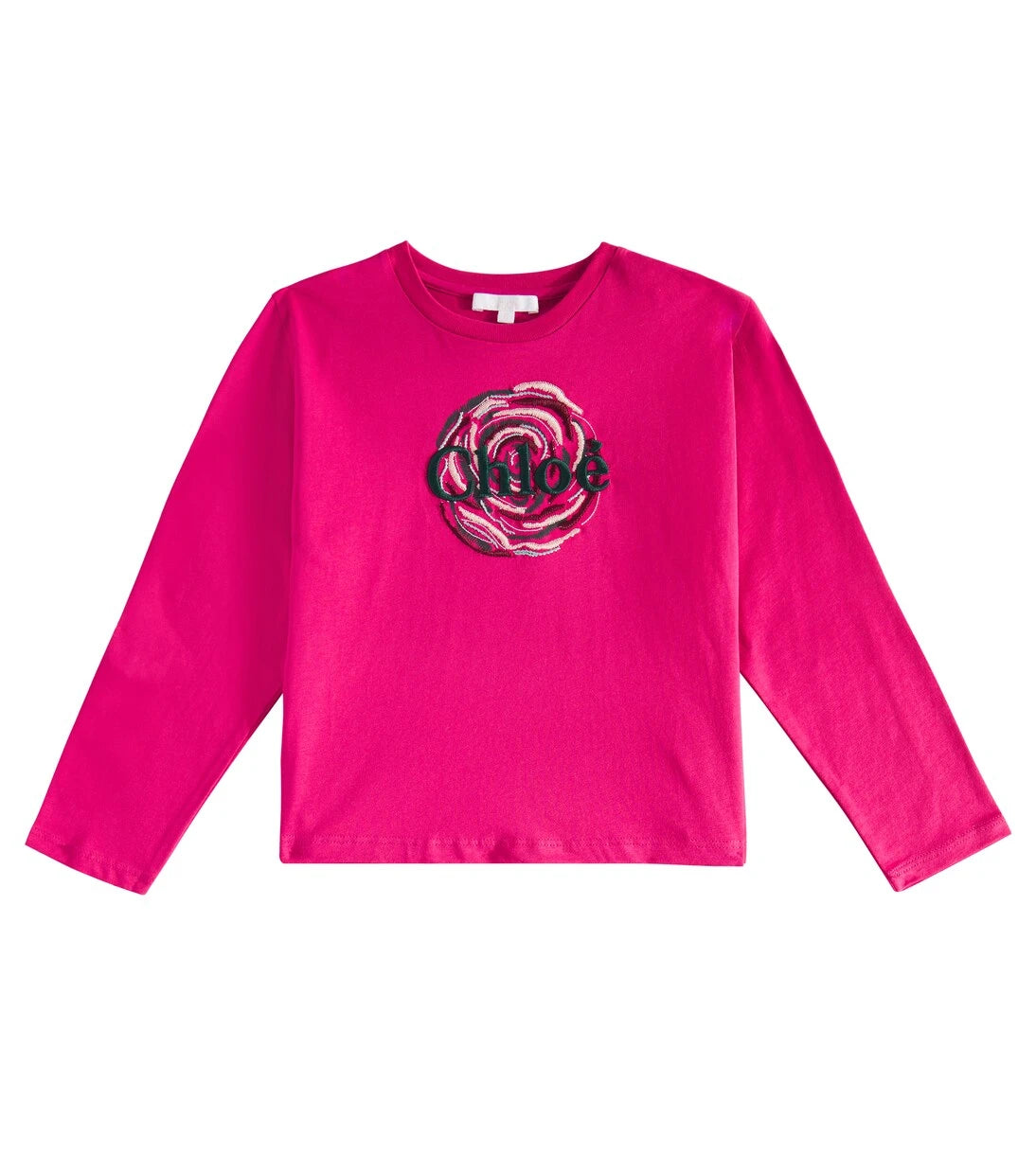 Chloé Kids - Logo cotton top