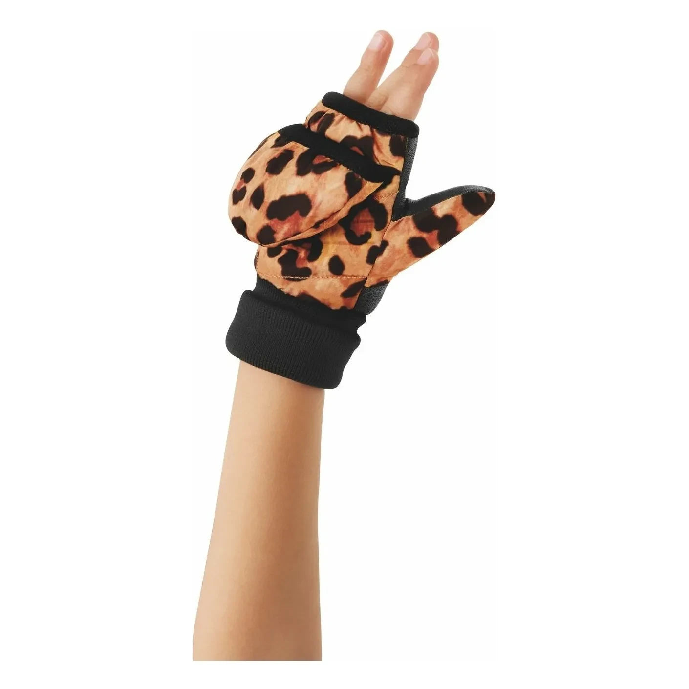 Fudoon - Exclusivité Fudoon X Smallable - Convertible Leopard Mittens | Brown