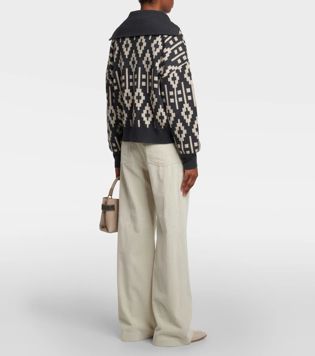 Brunello Cucinelli - Vintage Jacquard wool-blend sweater