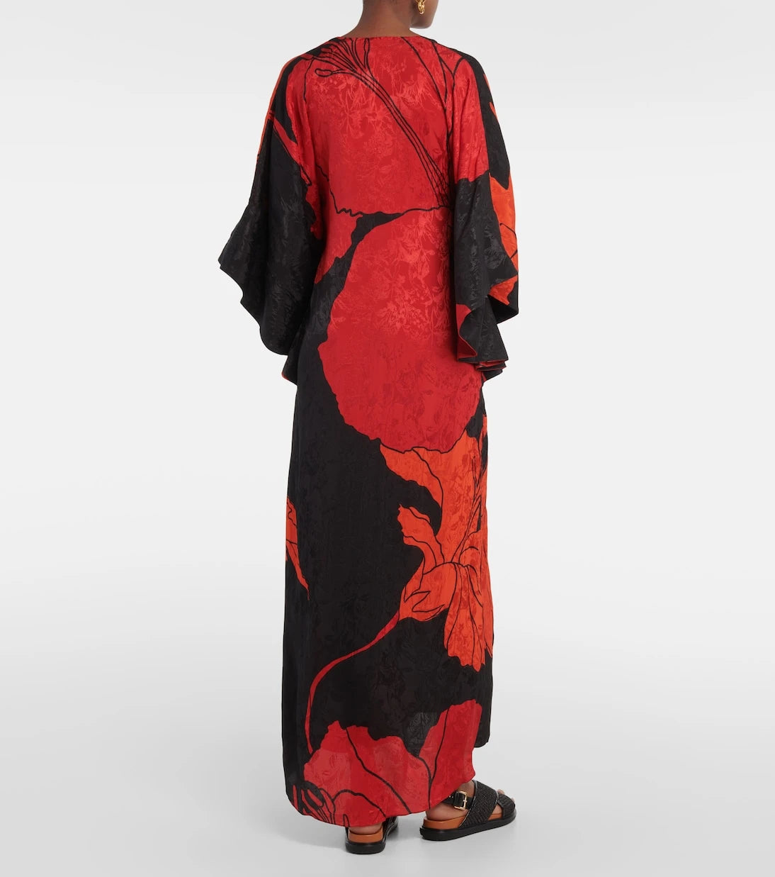 Johanna Ortiz - Floral jacquard maxi dress