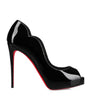 Christian Louboutin Hot Chick Alta Patent Leather Peep Toe Pumps 100