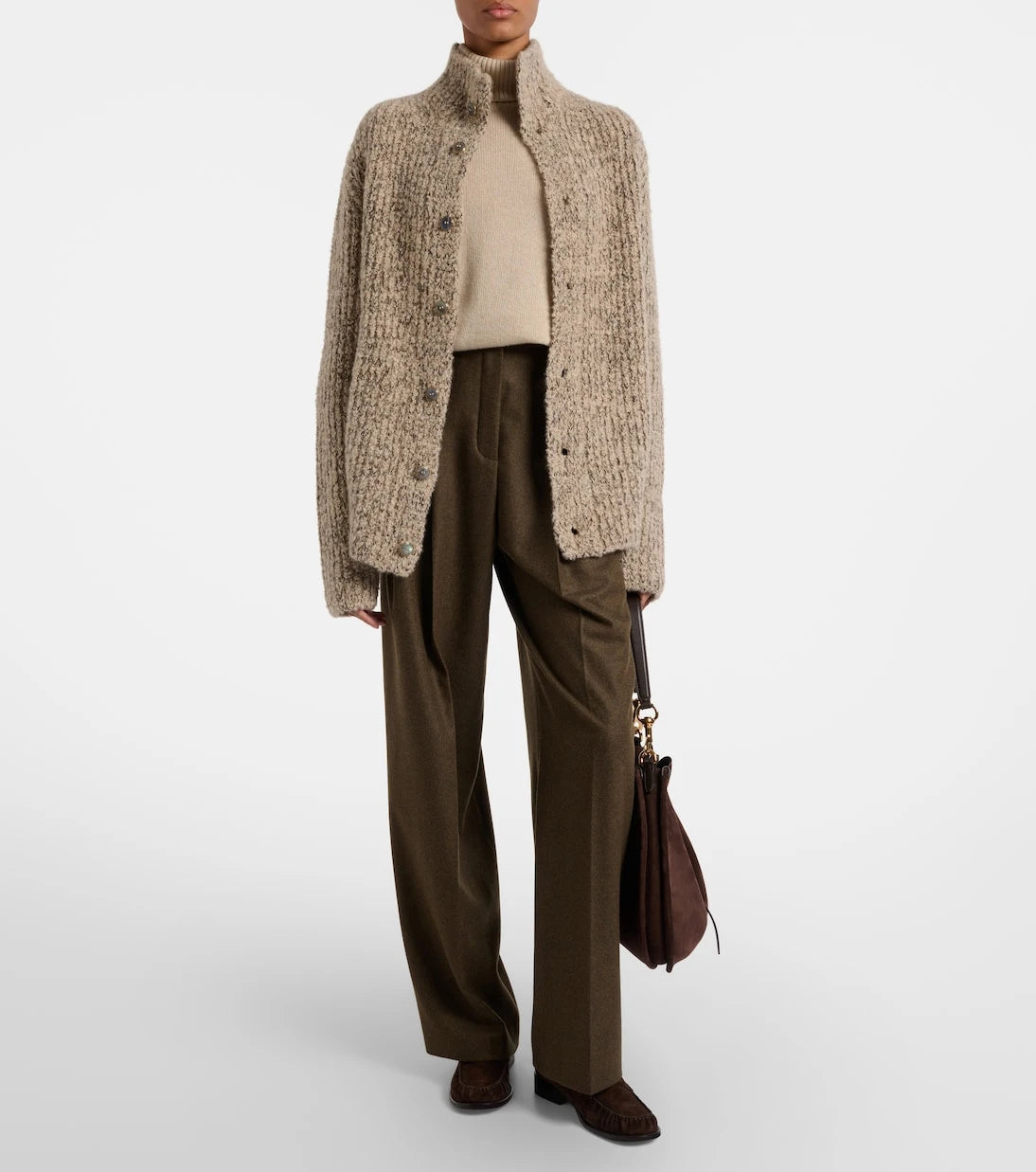 God's True Cashmere - Cashmere bouclé cardigan