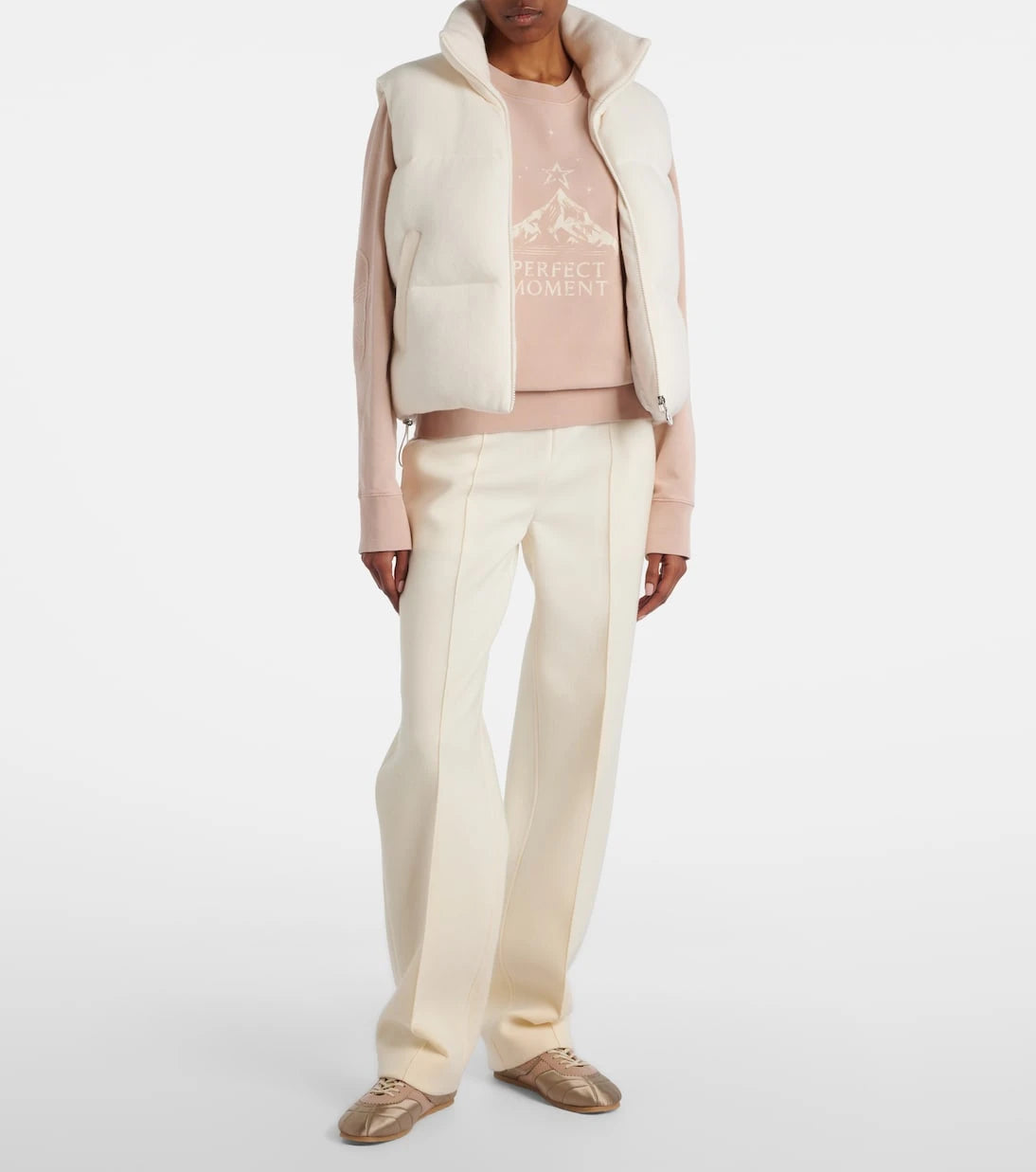 Perfect Moment - Logo cotton jersey sweatshirt