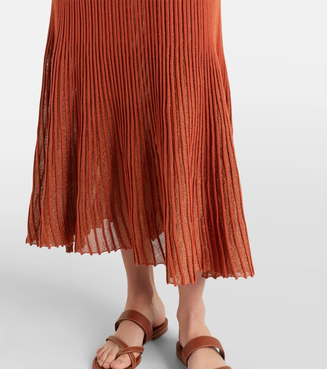 Ulla Johnson - Noelle knitted lamé midi dress