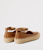 Gold Calf Leather Barlowe Wedge Espadrilles 110