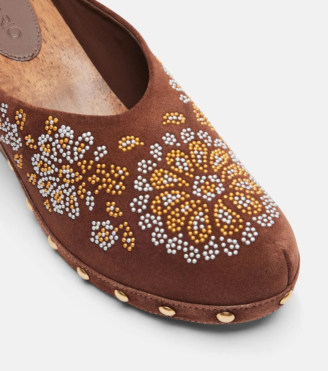 Farm Rio - Floral suede clogs