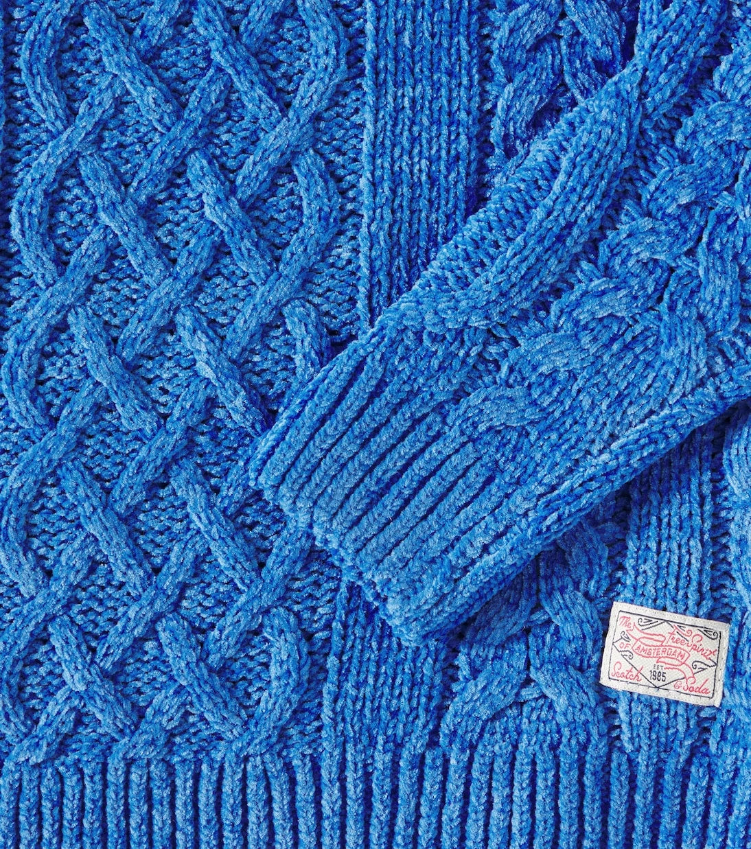 Scotch & Soda Kids - Cable-knit chenille sweater