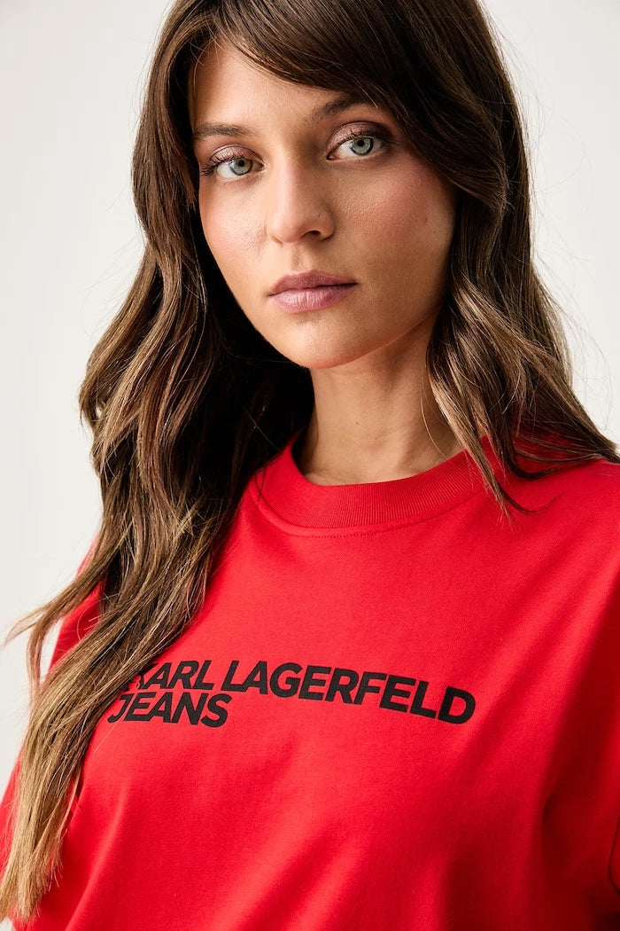 Karl Lagerfeld Jeans тениска дамска от памук