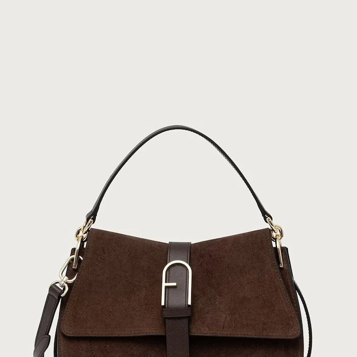Furla süet kadın çapraz çanta