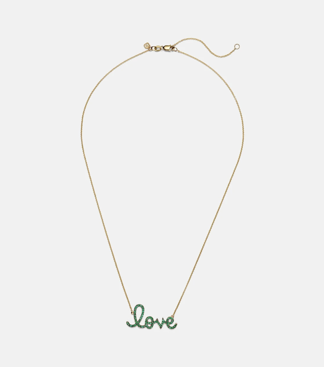 Sydney Evan - Love 14kt gold necklace with diamonds