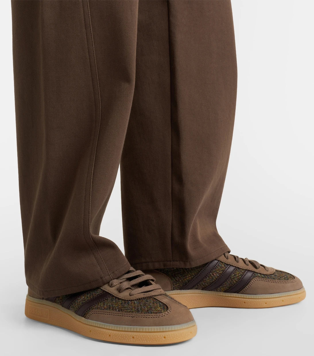 Adidas - Handball Spezial leather-trimmed sneakers