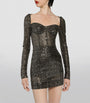Dolce & Gabbana Multi Sequin-Embellished Corset Mini Dress
