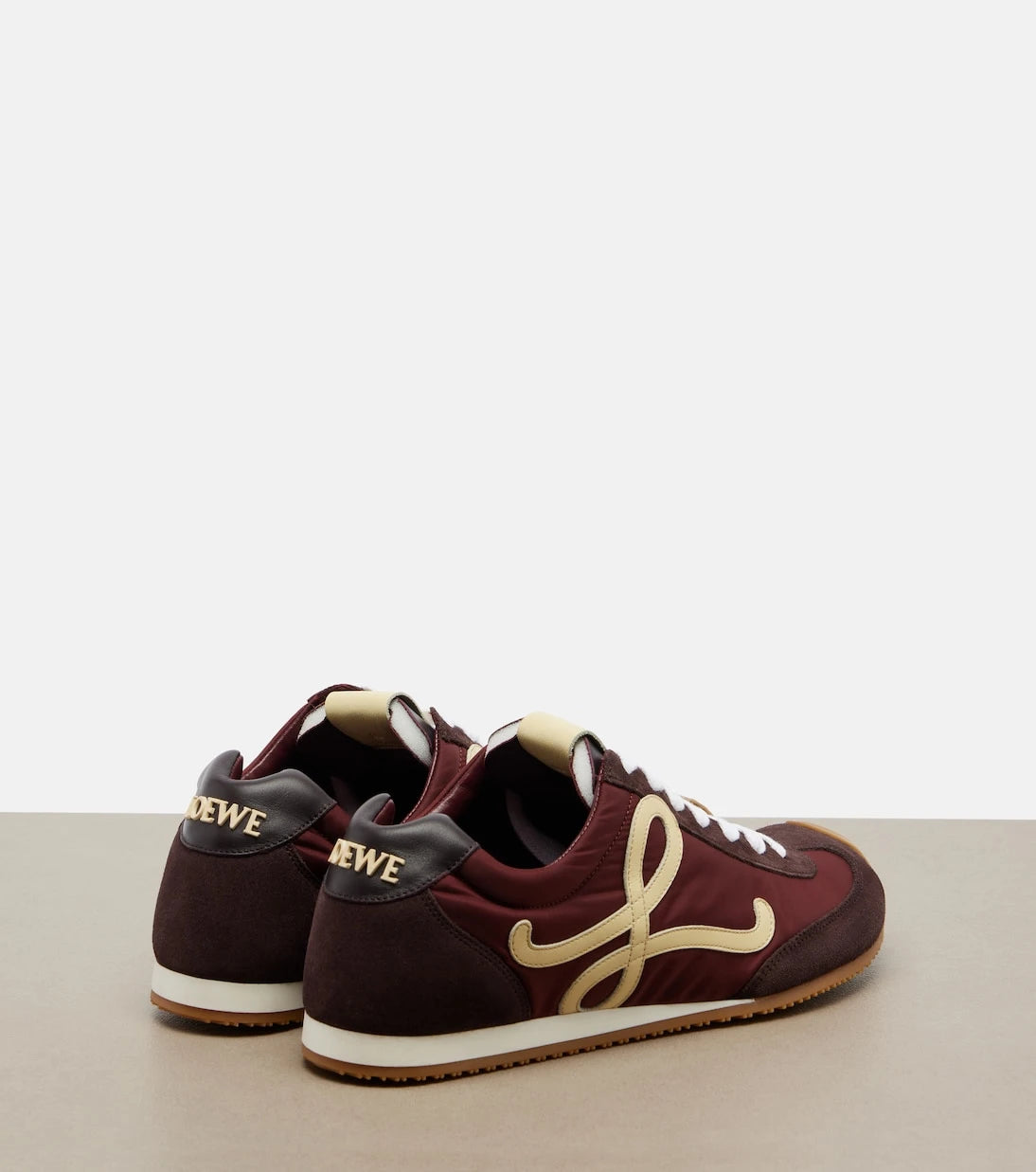 Loewe - Ballet Runner 2.0 suede-trimmed sneakers
