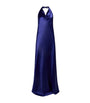 Purple Satin Maxi Dress