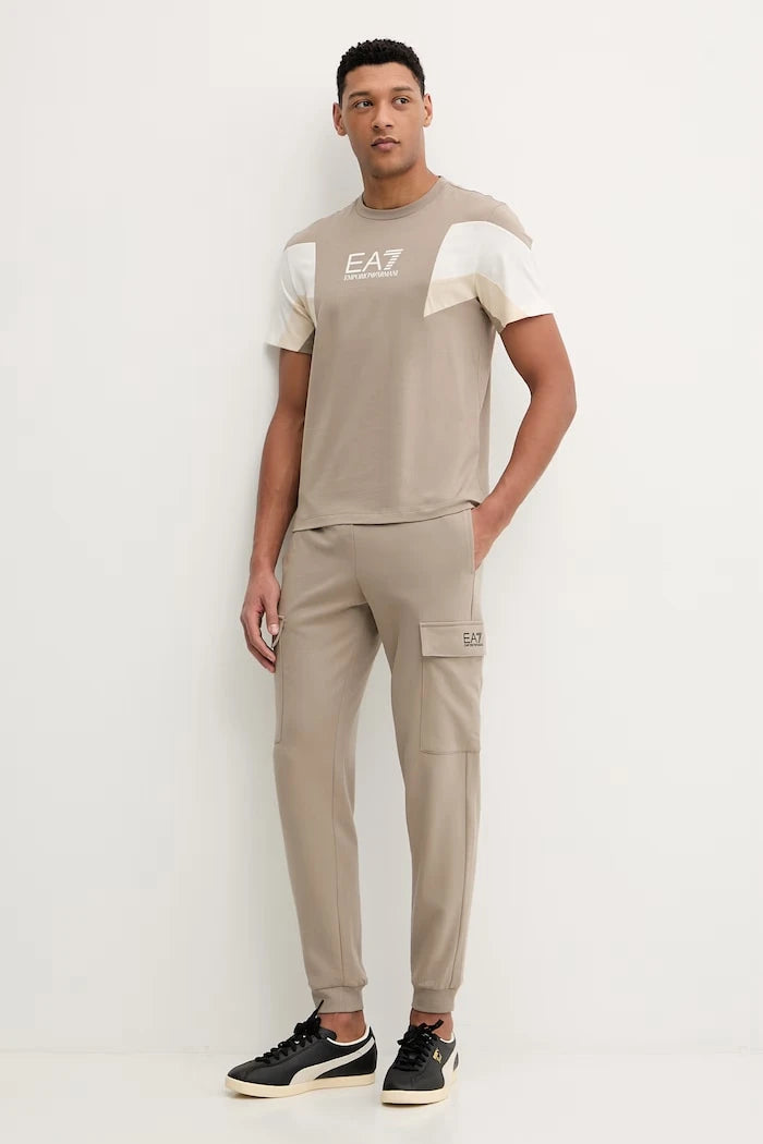 Памучна тениска EA7 Emporio Armani
