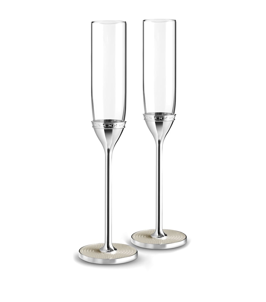 Set of 2 Vera Wang Pearl Flutes