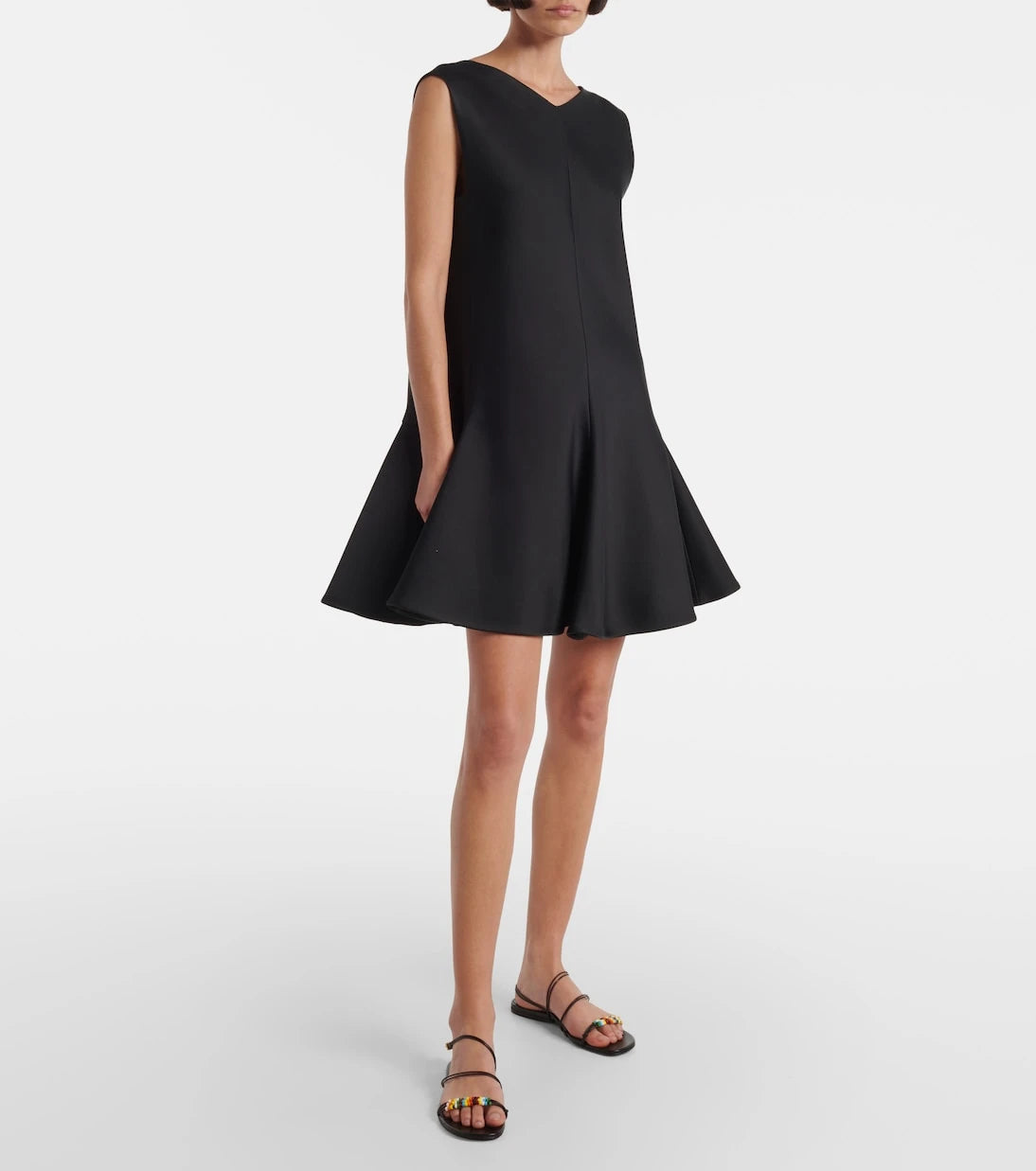 Khaite - Mel crêpe minidress