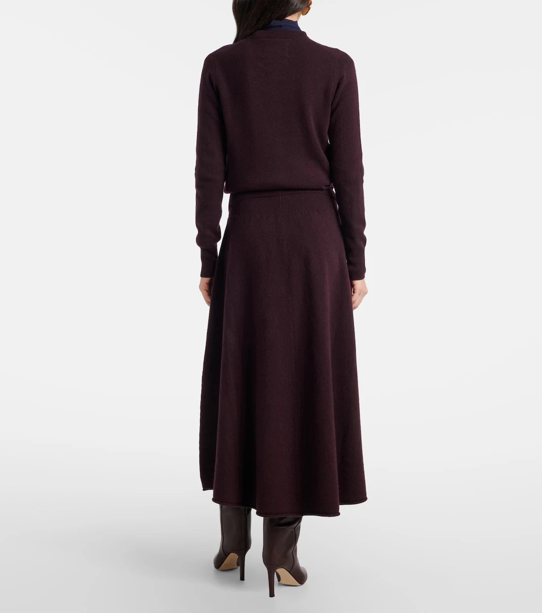Extreme Cashmere - N°388 تنورة ماكسي من مزيج الكشمير Easy
