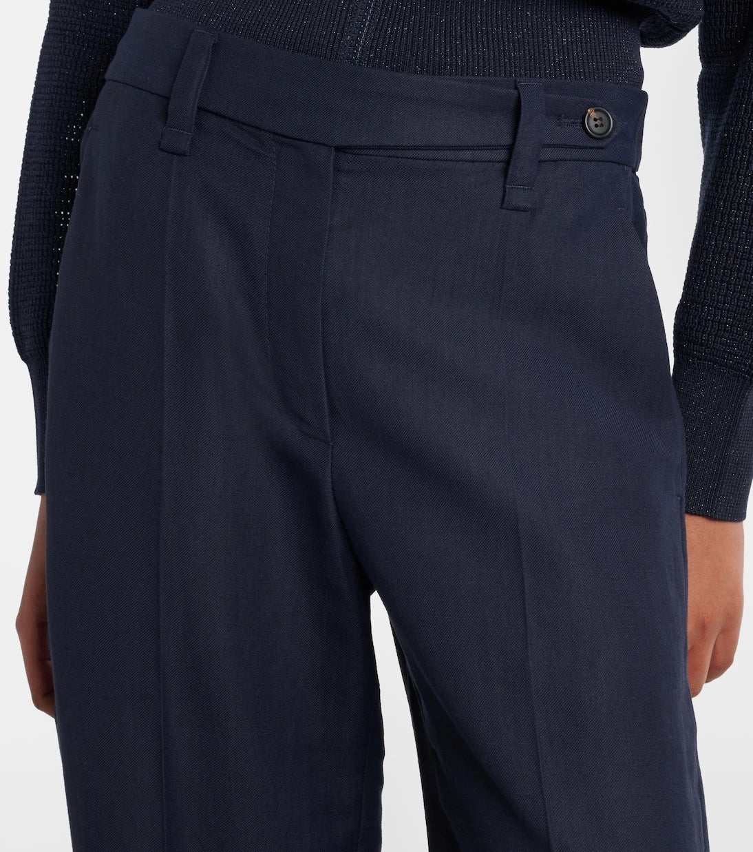 Brunello Cucinelli - Kısa ve geniş paça pantolon
