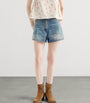 Prada Blue Faded Denim Shorts