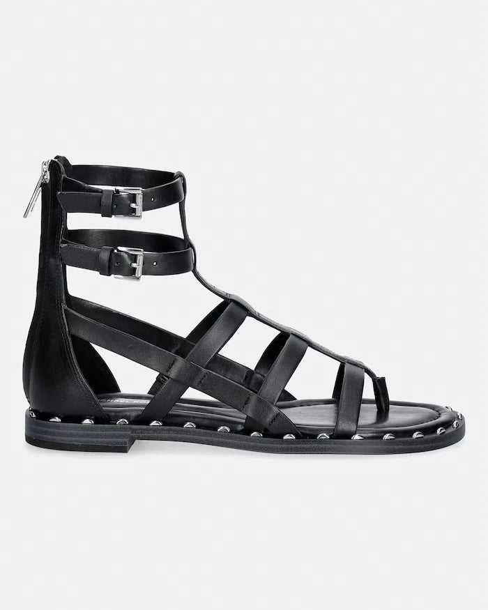 MICHAEL Michael Kors kadın deri sandalet Noa Flat Sandal