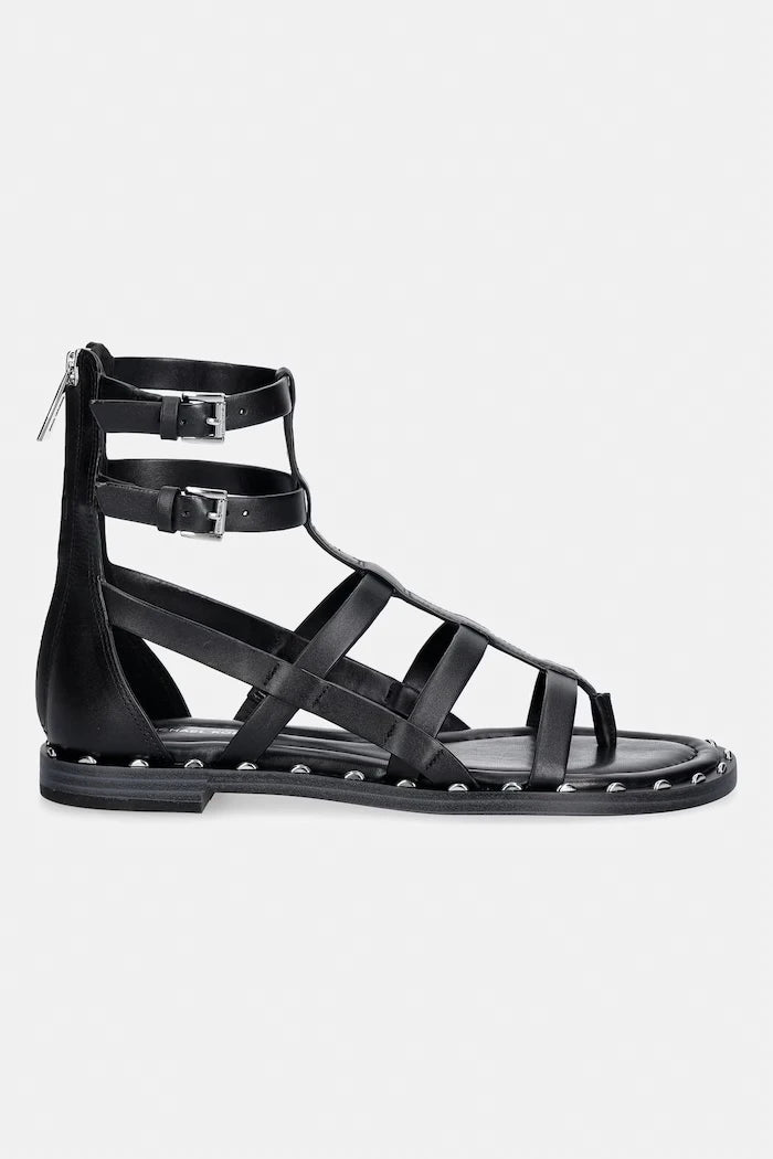 MICHAEL Michael Kors kadın deri sandalet Noa Flat Sandal