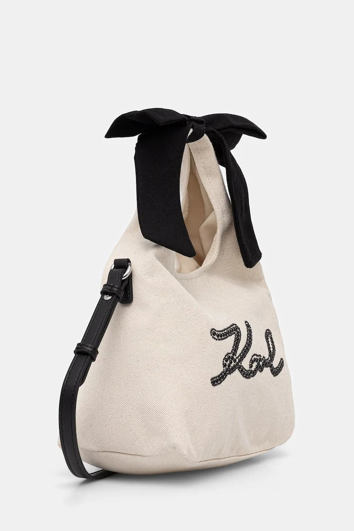Karl Lagerfeld kadın pamuk crossbody çanta K/SIGNATURE