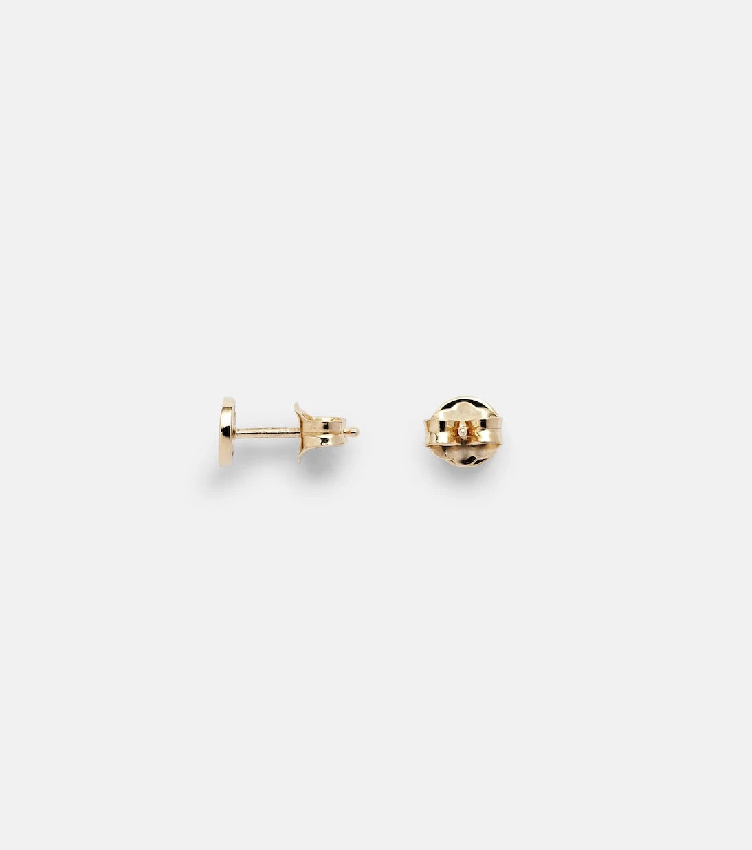 Sydney Evan - Happy Face 14kt gold and diamond earrings