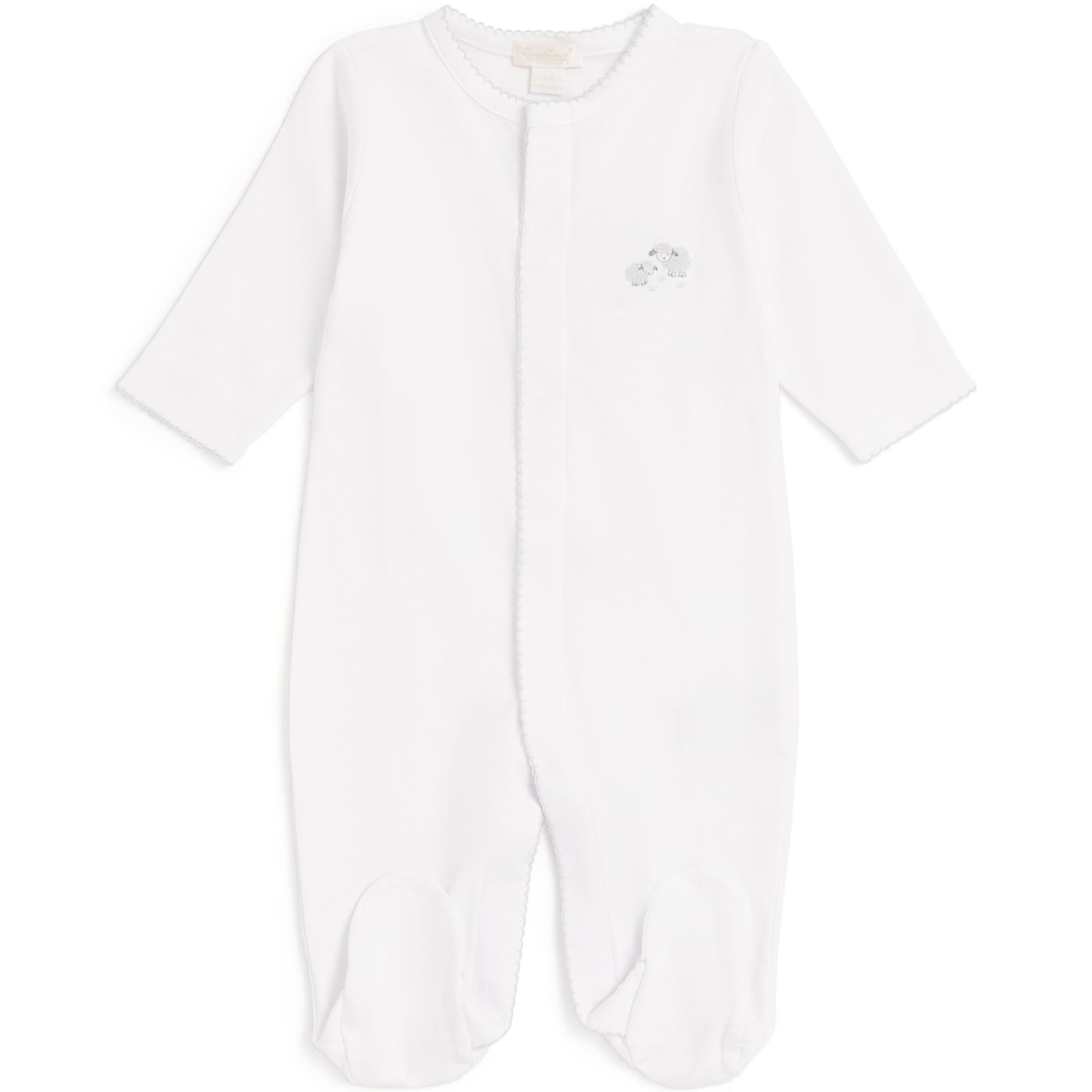Kissy Kissy Pima Cotton Sheep Embroidery All-In-One (0-6 Months)