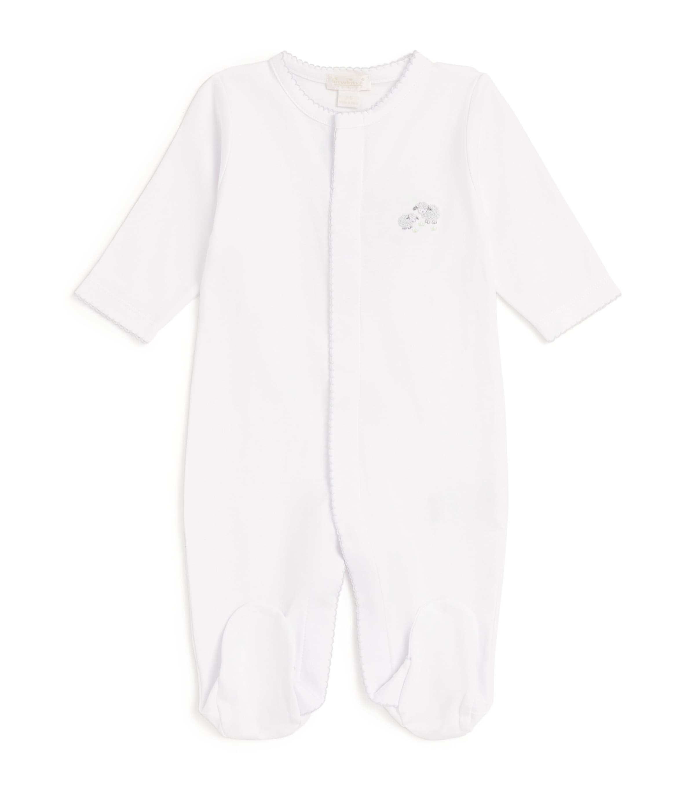 Kissy Kissy Pima Cotton Sheep Embroidery All-In-One (0-6 Months)