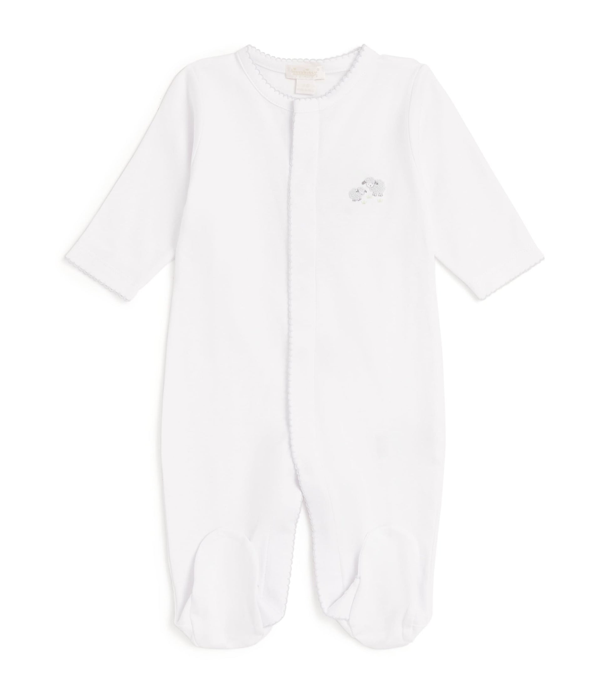 Kissy Kissy Pima Cotton Sheep Embroidery All-In-One (0-6 Months)