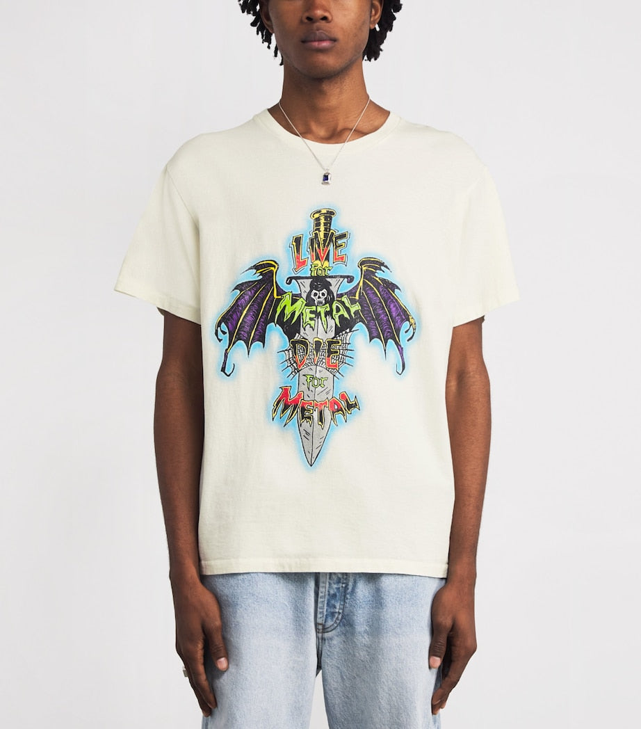 Cotton Live For Metal T-Shirt