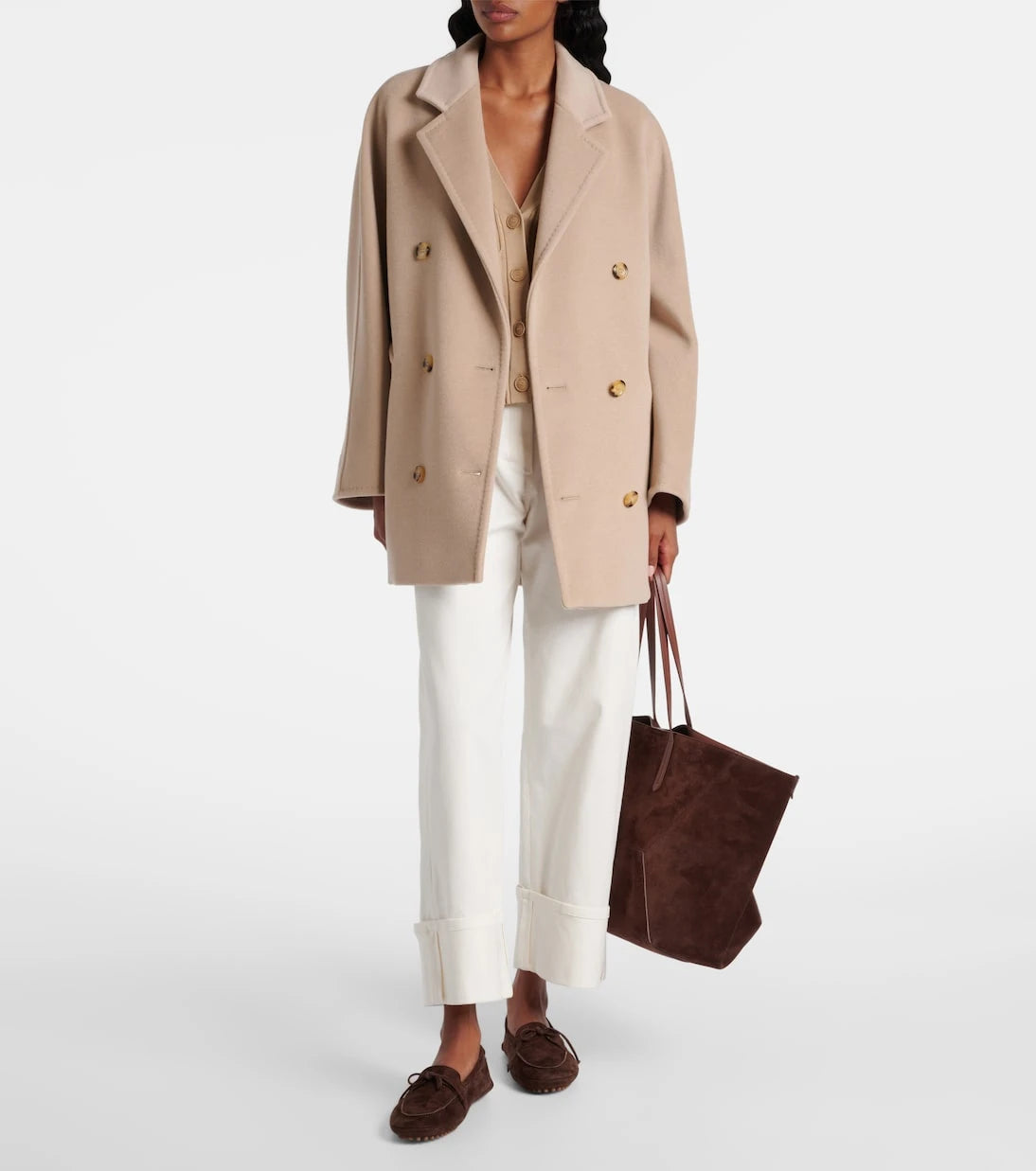 Max Mara - معطف Rebus من الصوف والكشمير