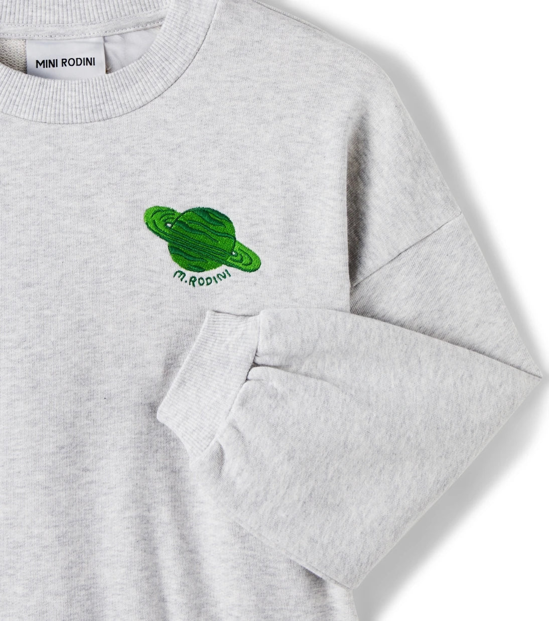 Mini Rodini - Embroidered cotton jersey sweatshirt