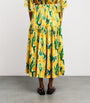 La Doublej Multi Floral Pleated Oscar Maxi Skirt