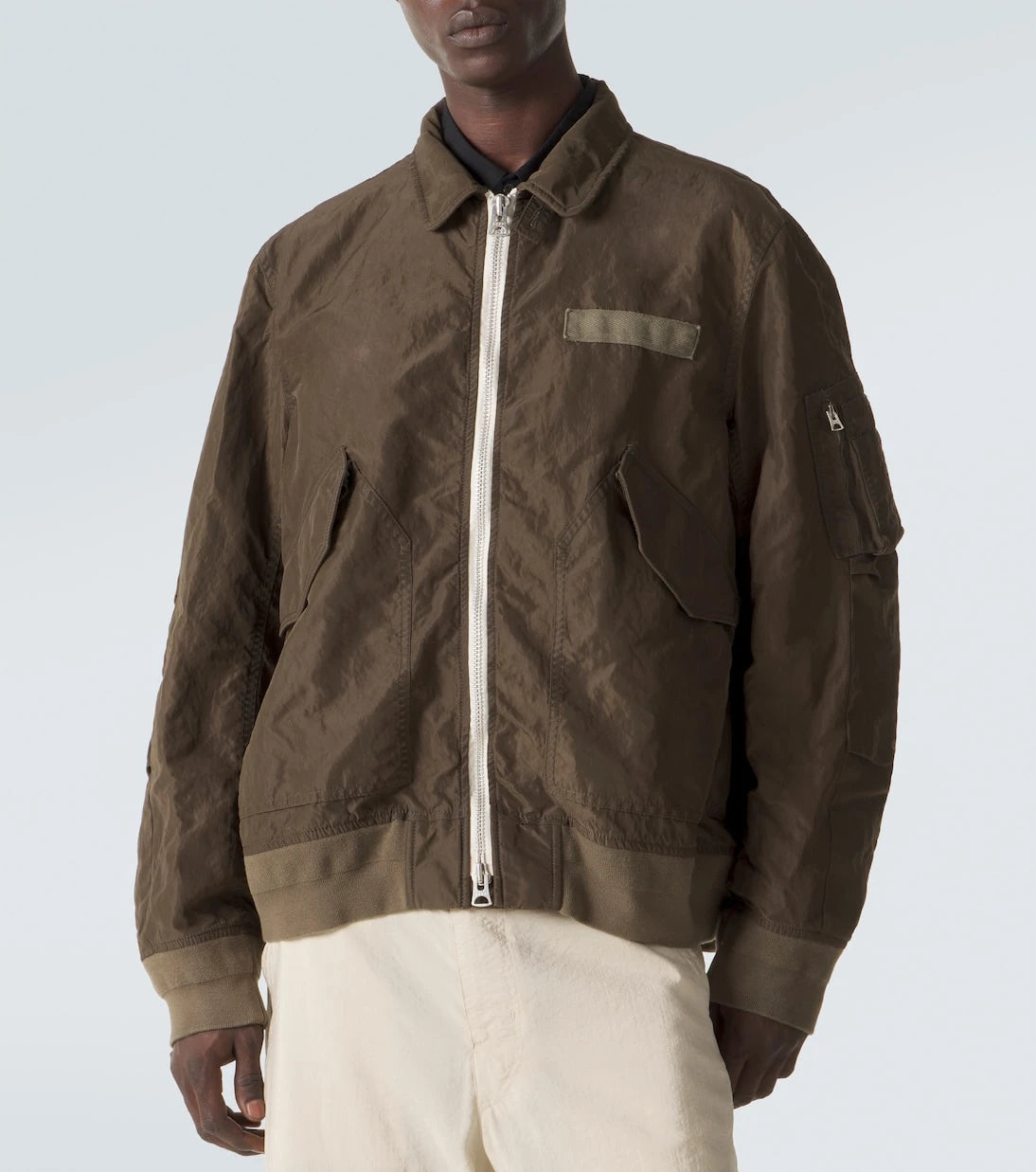 Sacai - Twill blouson jacket