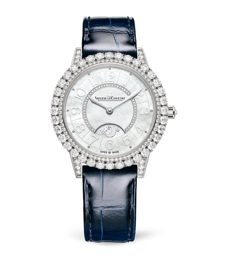 Jaeger-LeCoultre White Gold and Diamond Dazzling Rendez-Vous Night & Day Watch 36mm