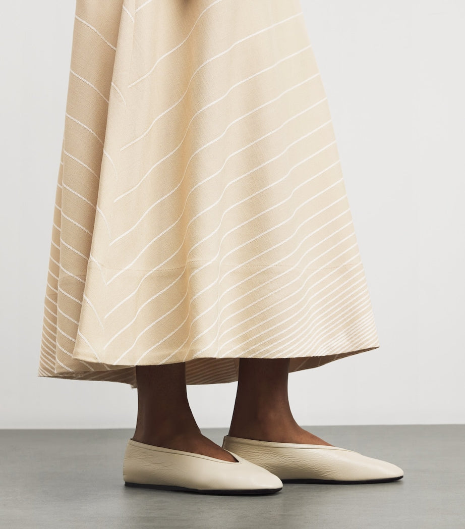 Embroidered Stripe Maryse Maxi Dress