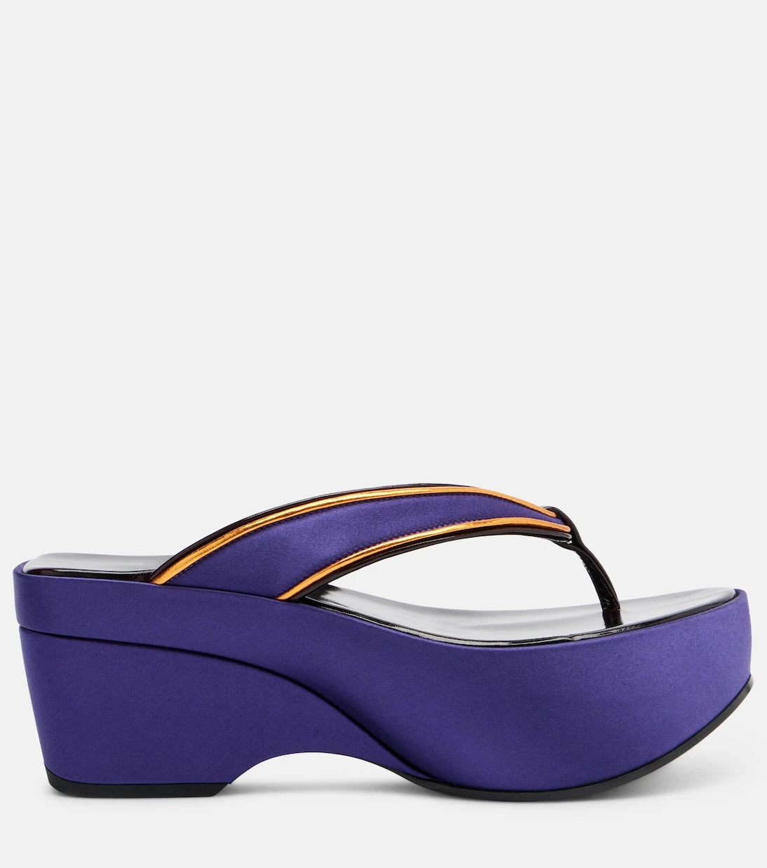 Dries Van Noten - Satin thong sandals