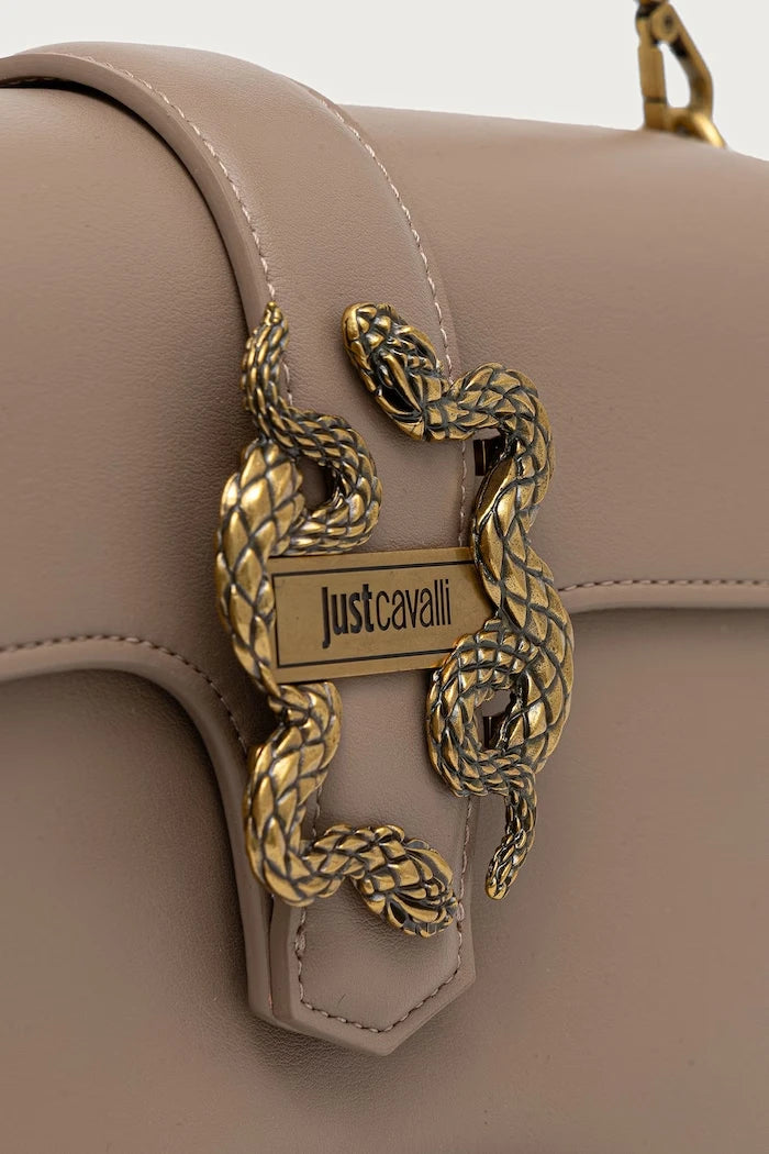 Just Cavalli suni deri kadın crossbody çanta