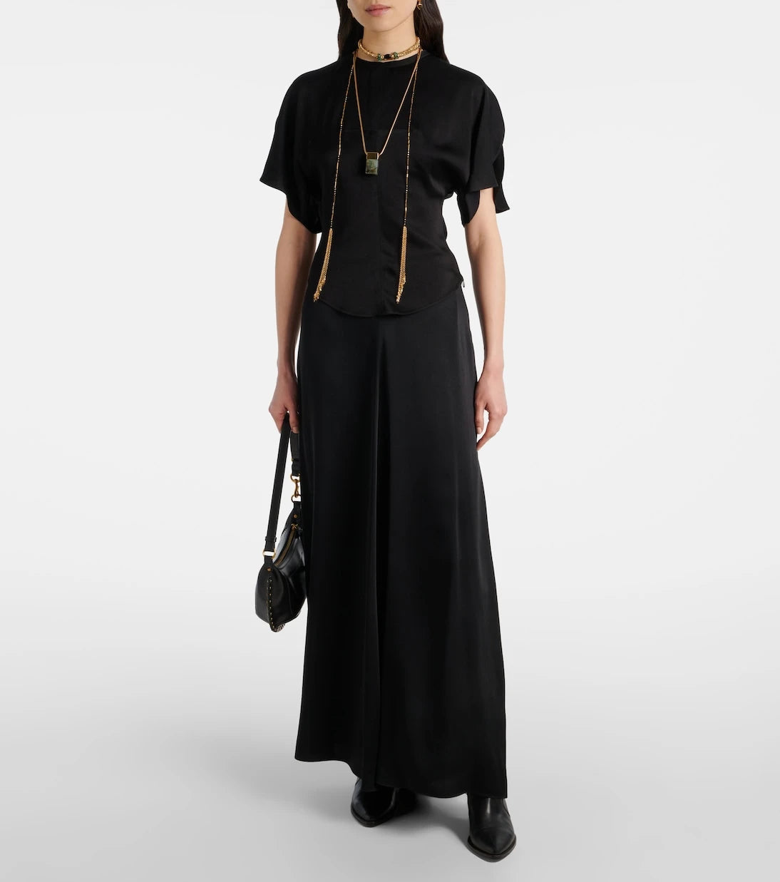 Isabel Marant - Kayana satin maxi skirt